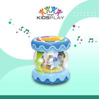 Kidsplay Toys Blue Music Drum