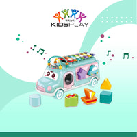 Kidsplay Toys  Blue Music Bus