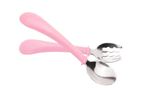 Berz UK Pink Bunny Fork & Spoon