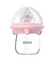 Berz UK Pink UFO Milk Bottle with Handle (120 ml)