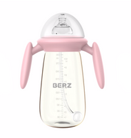 Berz UK Pink UFO Milk Bottle with Handle
