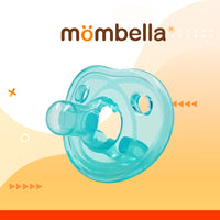 Mombella Slowy the sloth soothing pacifier-blue