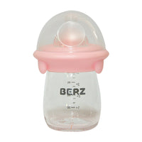 Berz UK Pink UFO Milk Bottle with Handle (120 ml)