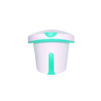 front view of Babyhood Mint Green Vigny Bath