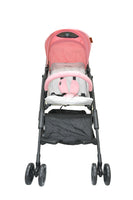 front view of Whizbebe Pink Capsule Stroller