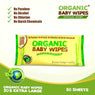 Organic Baby Wipes 50's Extra Large SINGLE (Expiration: March 2023)