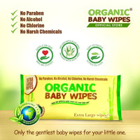 Organic Baby Wipes 50's Extra Large SINGLE (Expiration: March 2023)