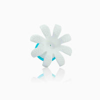 bottom view of Mombella Blue 3D Octopus Teether