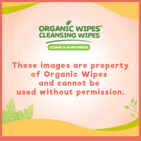 Organic Wipes Cleansing Wipes Crisp Apple 70s pack of 6