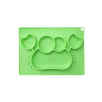 Little Green Green Crab Silicone Placemat Plate