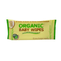 Organic Baby Wipes 50's Extra Large SINLGE